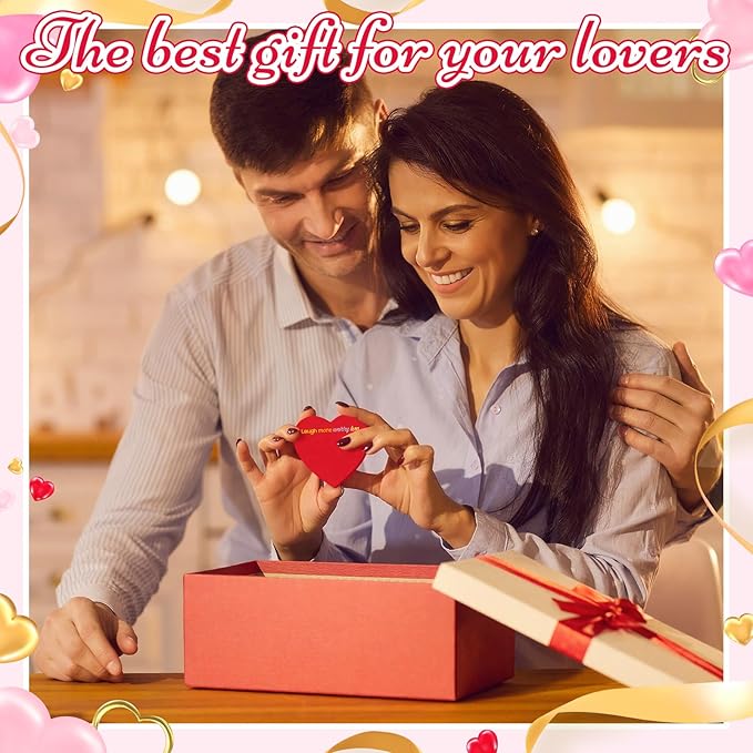 Teling 24 Pack Valentine's Day Sticky Notes Heart Shape Sticky Notes 3 x 3 Inch Inspirational Notepads Bulk Cute Memo Pads for Valentines Party Gifts School Office Supplies (Red Pink Purple)