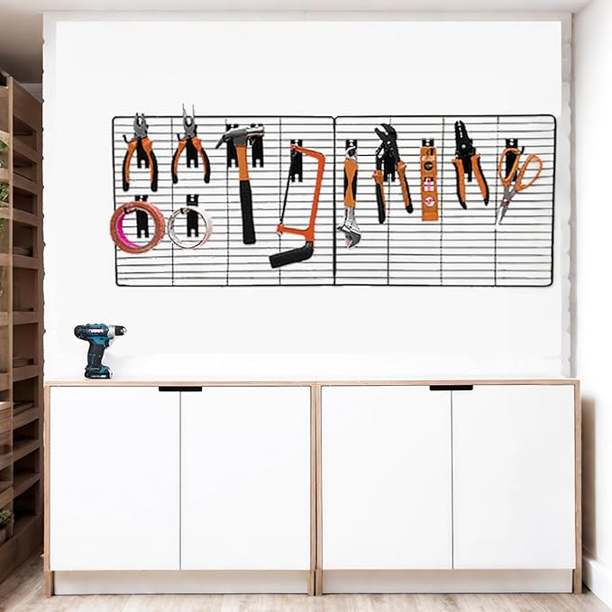 Gridwall Hooks 2 Inch, 100PC Heavy Duty Black Display Hooks for Grid Wall Panels, Grid Wall Accessory for Retail Store, Home Stroage, Garage, Trade Show