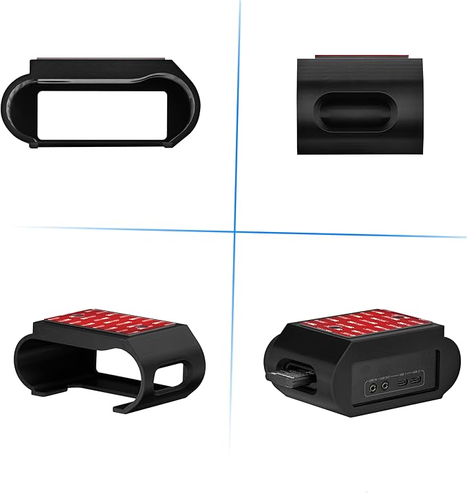 BRAINWAVZ Under Desk Mount for SteelSeries Arctis Nova Pro Wireless Base Station – Secure Fit, Easy Install with Screws or VHB Tape – Clean, Organized Gaming Setup (UM01)