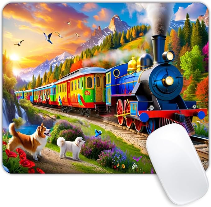 Train Mouse pad Customized Mousepad Non-Slip Rubber Base Mouse Pads for Computers Laptop Office Desk Accessories Mouse pad