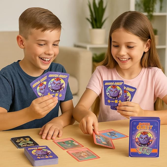 Matica Quest: The Fantasy Math Card Game for Kids Ages 7+, Educational Strategy Game on Place Value & Probability, Fun Family or Classroom Play, 2–6 Players