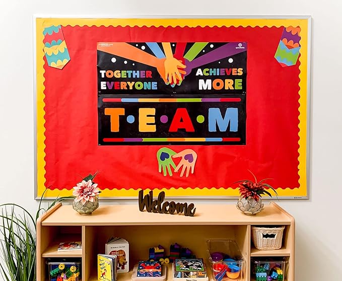 Sproutbrite 13.5" x 39" Classroom Decorations - Banner and Poster for Teachers - Bulletin Board and Wall Decor for Pre School, Elementary and Middle School