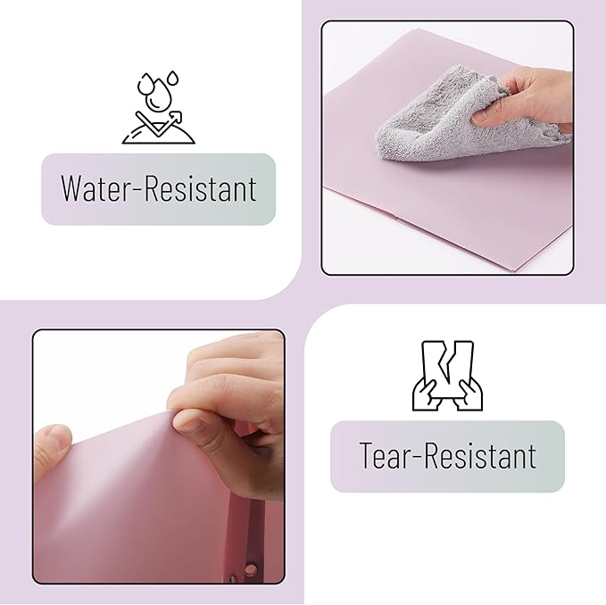 Mr. Pen- Plastic Folders with Pockets and Prongs, 10 Pack, Letter Size, Colorful, Flexible Plastic Folders with Prongs