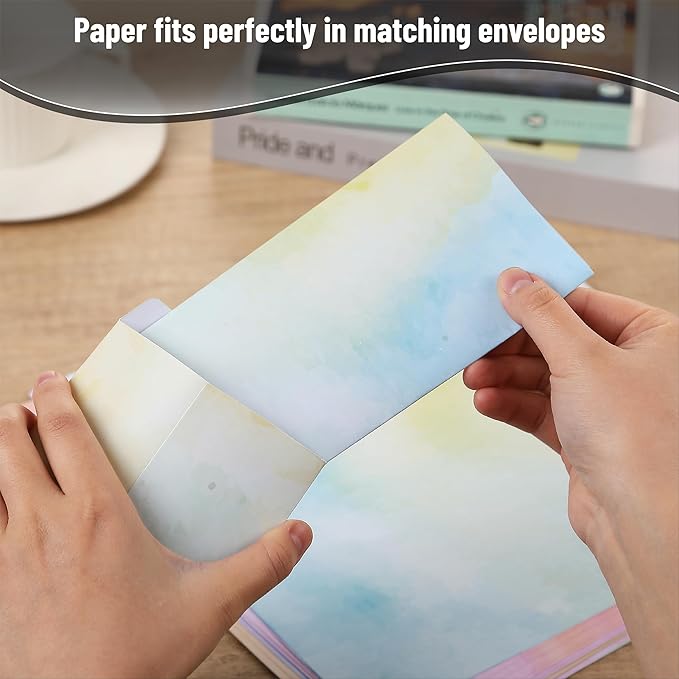 Mr. Pen Stationery Letter Set - 30 Writing Papers with 18 Envelopes, Cute Stationary for Letter Writing