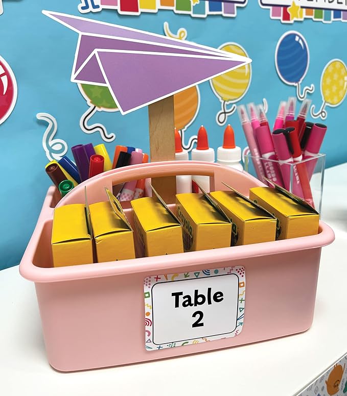 Carson Dellosa Happy Place 40PC Name Tags, Retro Nametags for Daycare Labels, Locker Organization, Hello My Name is Stickers, Back to School Decor, Classroom Essentials and Teacher Supplies