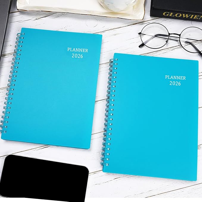 2026 Planner - Planner 2026, 2026 Planner Weekly and Monthly with Tabs, Jan 2026 - Dec 2026, 6.25" × 8.3", Strong Twin-Wire Binding