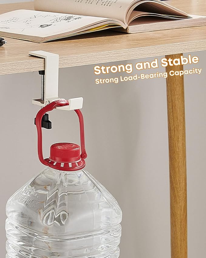 Headphone Stand for Desk , Aluminum Alloy Foldable Headphone Holder - Headset Stand Hook Mount, PC Gaming Headset Holder Under Desk Clamp for Office, Computer, Student Class Table, Handmade Table