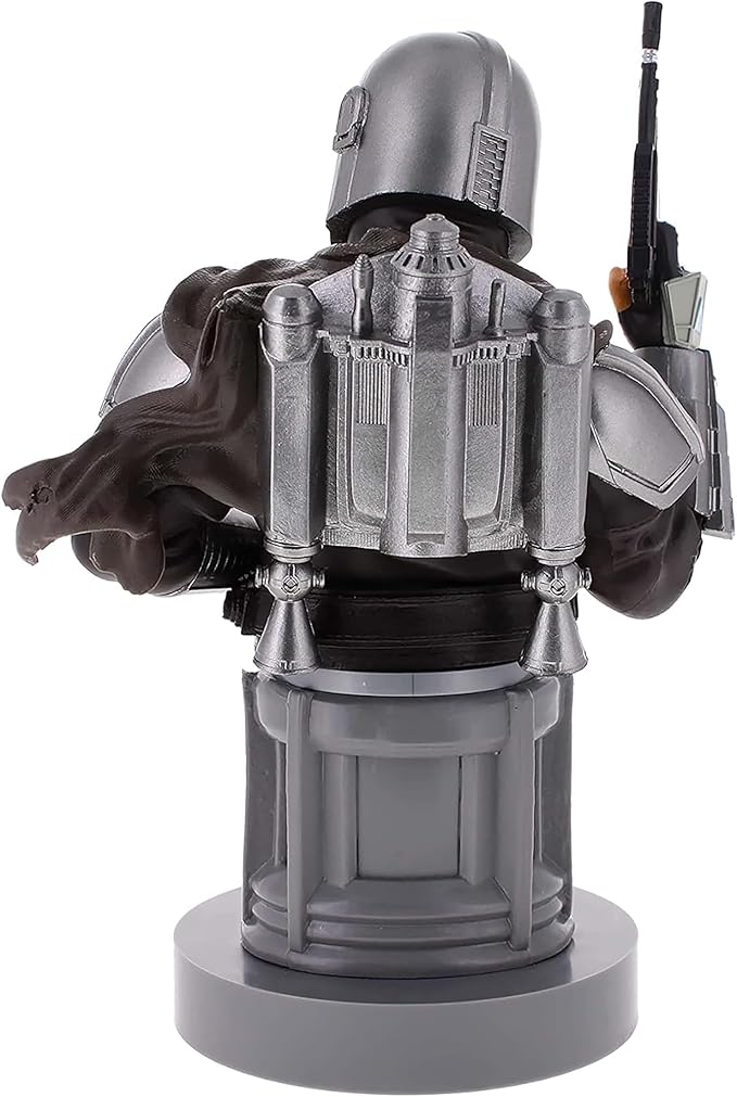 Exquisite Gaming: Star Wars: The Mandalarian - Original Mobile Phone & Gaming Controller Holder, Device Stand, Cable Guys, Licensed Figure
