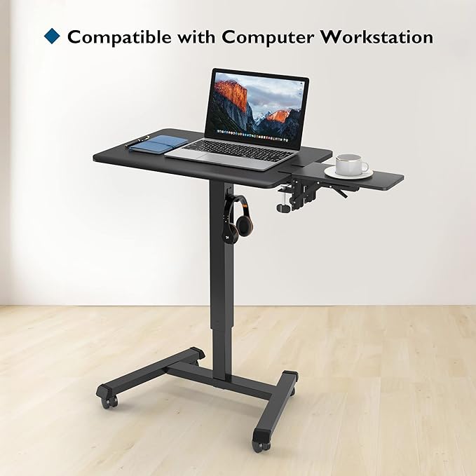 BONTEC Desk Extender Tray, 11.8"x5.9" Table Mount Arm Wrist Rest Shelf, 90°Foldable Elbow Support, Clamp on Computer Arm Rest for Desk, Office & Home Use, Durable & Easy to Install (Pack of 2)