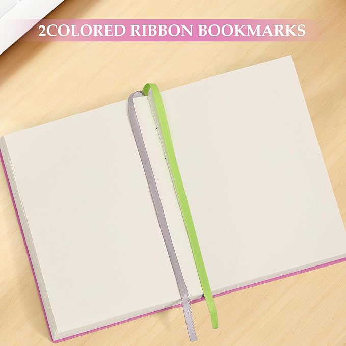 Thick Blank Journal Notebook 720 Pages 3.9 × 5.5 No Lines Soft Leather Pocket Blank Notebook for Women Drawing Book Memo Writing Sketch Diary Notebook (Purple Blank Notebook)
