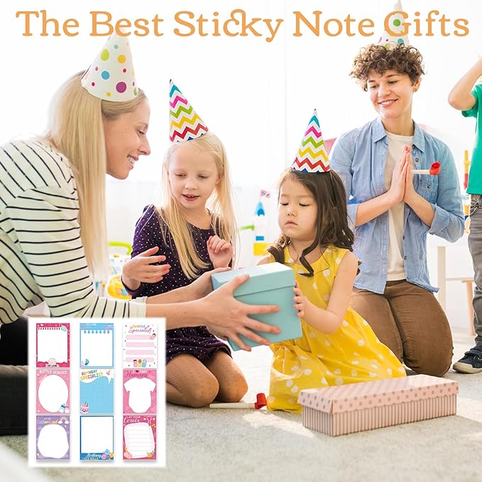 Labor and Delivery Nurse Sticky Notes Gifts, 9 Pack Obstetric Nurse Notepads 3x4 Inch Gifts, Laborhood Health Checklist Self-Adhesive Memo Pads Office Hospital Supplies (450 Sheets)