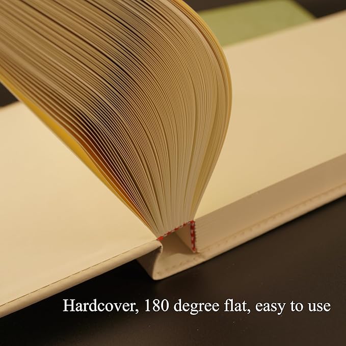 Premium B5 Hardcover Notebook Sketchbook,400 Blank Pages More Creative Space,120 Gsm Bleed-Resistant Paper,Minimalist Fresh Style,Artist Journal for Writing,Drawing,Sketching,Ideal for Creative Writer,Senior Designer,Artists,Students,Journaling