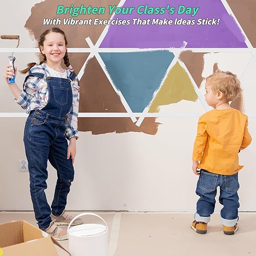 12 Rolls White Painters Tape Bulk 2 inch x 660 Yards, Painters Masking Tape No Residue Wall Painting Tape Artist Tape Trim Edge Finishing Tape for Wall Painting Decoration DIY Supplies