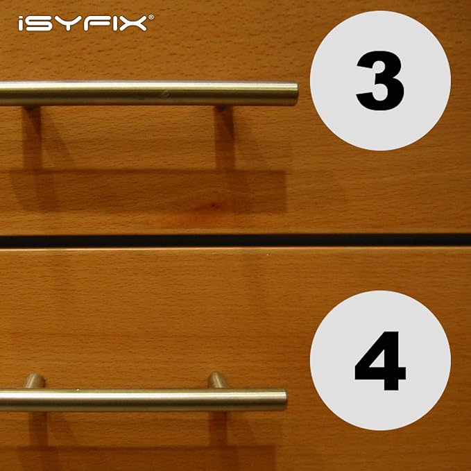 iSYFIX White Consecutive Number Stickers – 1 to 100, 4-inch, 1 Set – Vinyl Self Adhesive Premium Decal, Ideal for Inventory, Storage, Organizing, Boxes, Bins, Toolbox, Lockers & More, Indoor/Outdoor