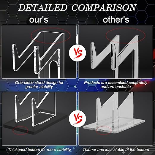 FYY Game Controller Holder 2 Tiers - Universal Dual Controller Stand Headphone Holder, Acrylic Black Controller Display Stand Compatible with Nintendo Switch Xbox PS5 PS4, Desk Mounts for Controller