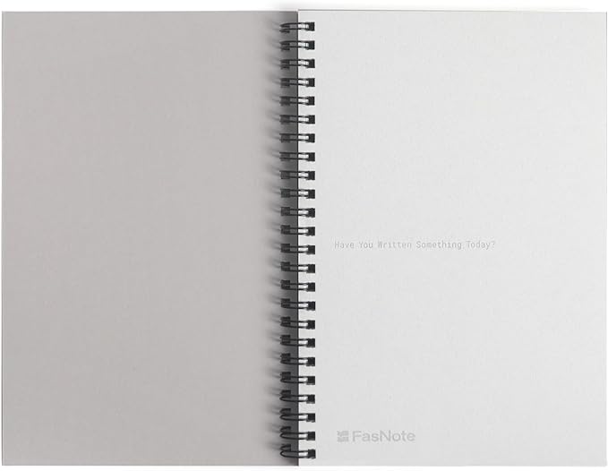Blank Spiral Notebook 5.51 x 8.27 in (A5), 160 Pages Blank Paper, Wirebound Sketchbook for Drawing, Notes & Creative Ideas, Calendar Card Included (2025) (Iris)
