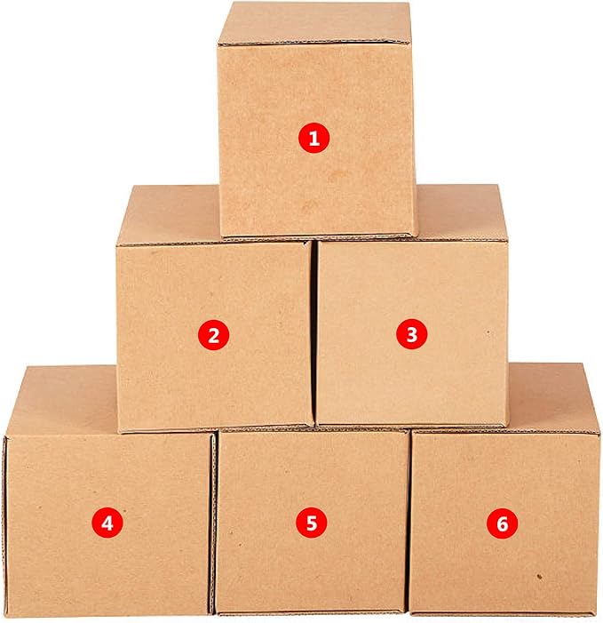 NAVADEAL 2" & 3” Round Number 1-50 Adhesive Stickers in Blue, Red, Black, Green - Inventory Storage Labels, Great for Marking Bins or Toolbox for Daily Use in School, Office, Workshop