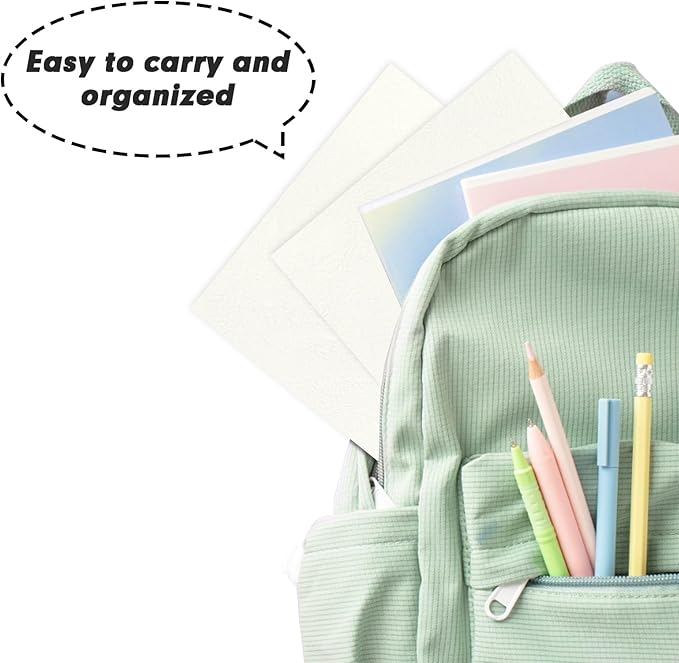 Two Pocket Folders, 50 Pack 2 Pocket Folders Fit Letter Size Paper, Paper Folders with Pockets for School Office Business Home (White)