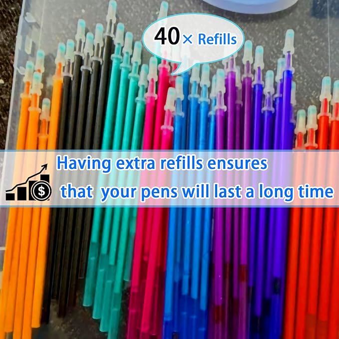 55 Pcs Aesthetic Highlighter and Erasable Pen set,set 6 Bible Highlighters 8Erasable Pens and 40 Refills&Eraser,No Bleed, erasablecolored pens, for Bible Study Journaling Planner Notes School supplies