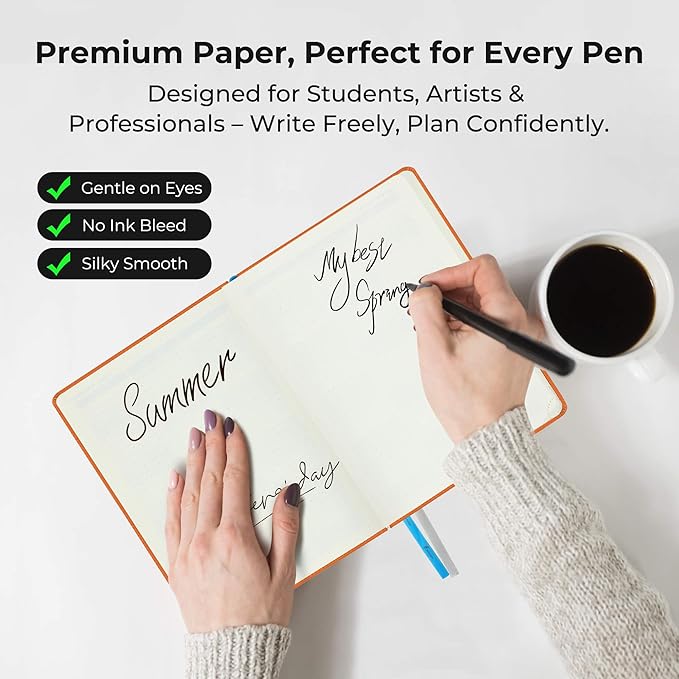 Weekly Monthly 2026 Planner (Jan.26-Dec.26),6.5"x3.75",12 Months Agenda Plan with Month Tabs & Pocket,Expenses/Note Pages, Appointment Book Calendar with Hardcover Vegan Leather Cover,Orange