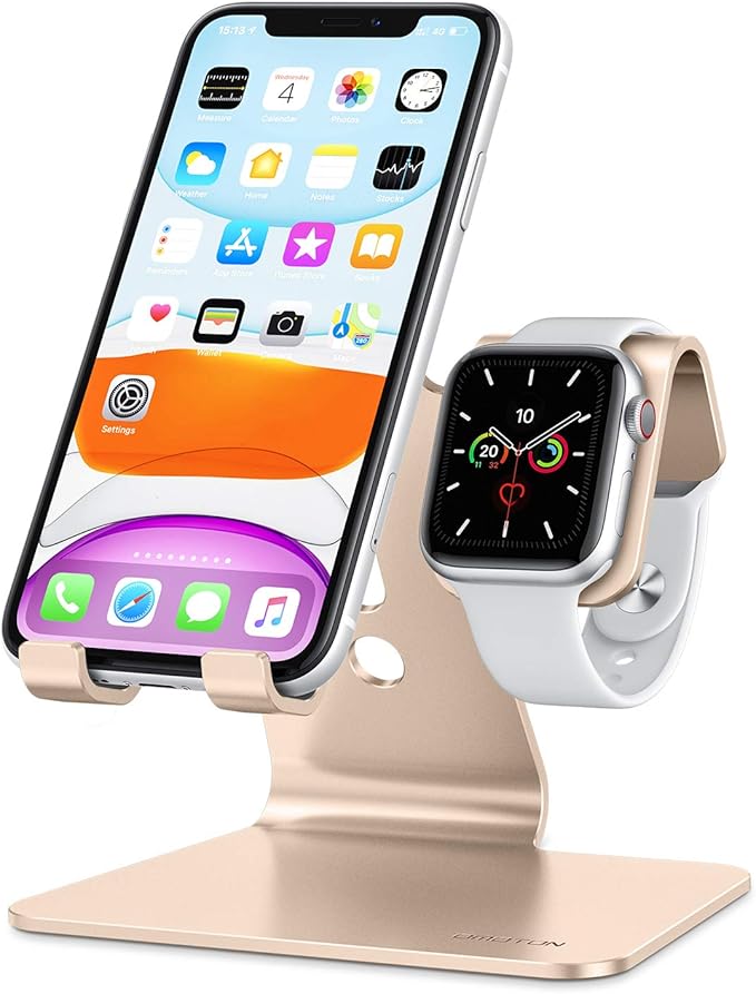 OMOTON CW01 Stand for Apple Watch 2 in 1 and T1 Aluminum Tablet Stand Adjustable for All Phone and Tablet