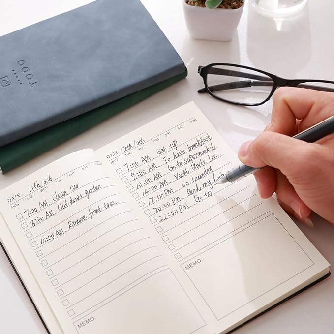 to Do List Notebook 196 Pages Daily to Do List Notepad for Work Pocket to Do List Undated Daily Planner Small Checklist Notebook