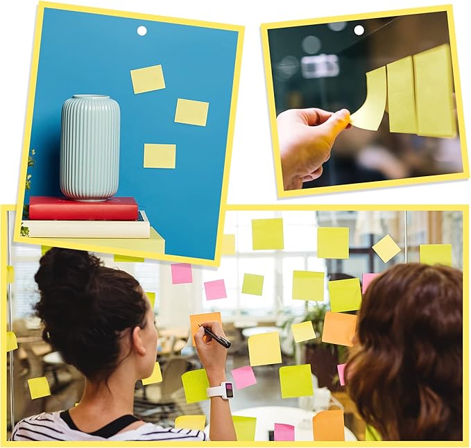 2400 Sheets Mini Sticky Notes Yellow 2 x 1.5in, Small Sticky Pads, 24 Pack Notes Pads Memo Pads,Strong Self-Adhesive Notes,Bulk Tiny Pads Easy to Post Notes for Home, Office, School(100 Sheets/Pad)