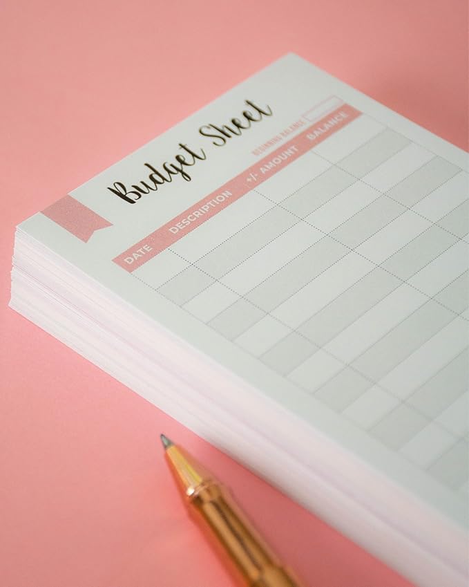 Lamare A6 Budget Binder Inserts – Weekly Budget Planner & Expense Tracker Sheets – A6 Planner Inserts for Cash Stuffing & Money Tracker