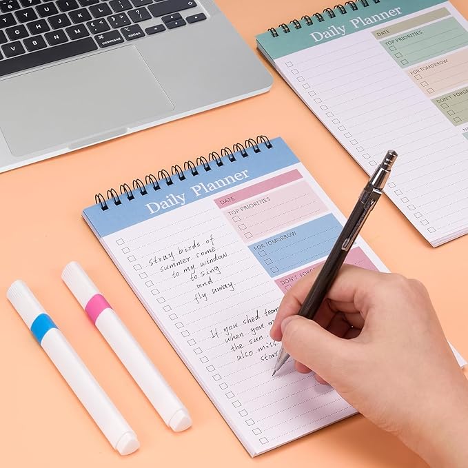 To Do List Pad - To Do List Notebook for Work with 70 Sheets, Undated Daily Planner Perfect for Daily Tasks and Goal Setting, To Do List Notepad Suitable for Office, Home and School-Nature