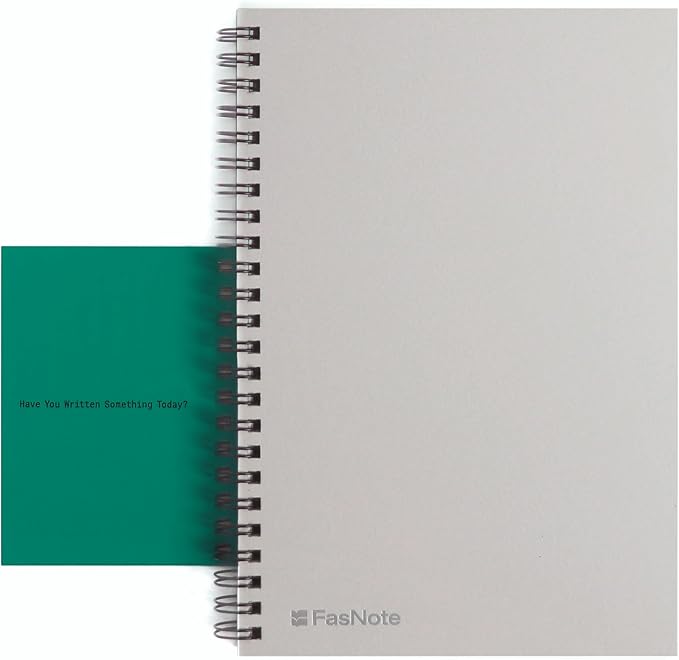 Blank Spiral Notebook 5.51 x 8.27 in (A5), 160 Pages Blank Paper, Wirebound Sketchbook for Drawing, Notes & Creative Ideas, Calendar Card Included (2025) (Emerald)