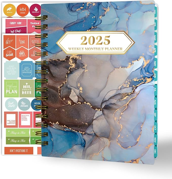 Ymumuda 2026 Planner, Daily Weekly Monthly Planner, 2026 Calendar Planner (Jan 2026 - Dec 2026), 8.4" x 6.3", Teacher School Student Work Agenda with Tabs, Ideal for School Office Supplies