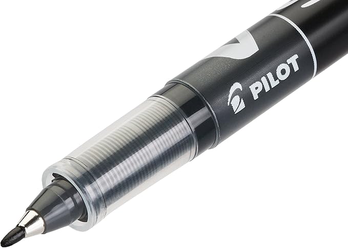 Pilot V-Sign Pen Liquid Ink Tip - Black (Pack of 4)