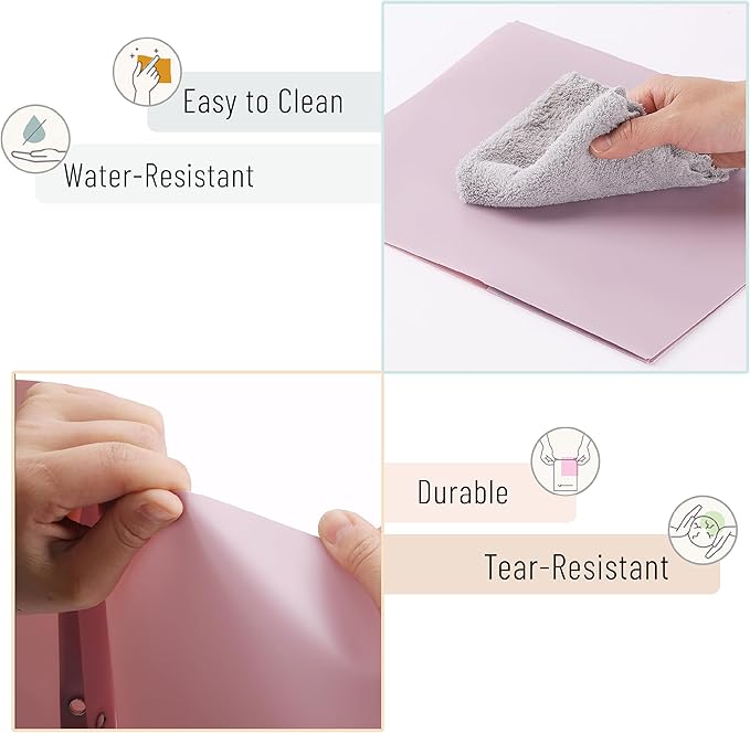 Mr. Pen- Plastic Folders with Pockets and Prongs, 15 Pack, Letter Size, Pastel Color, Flexible Plastic Folders with Prongs