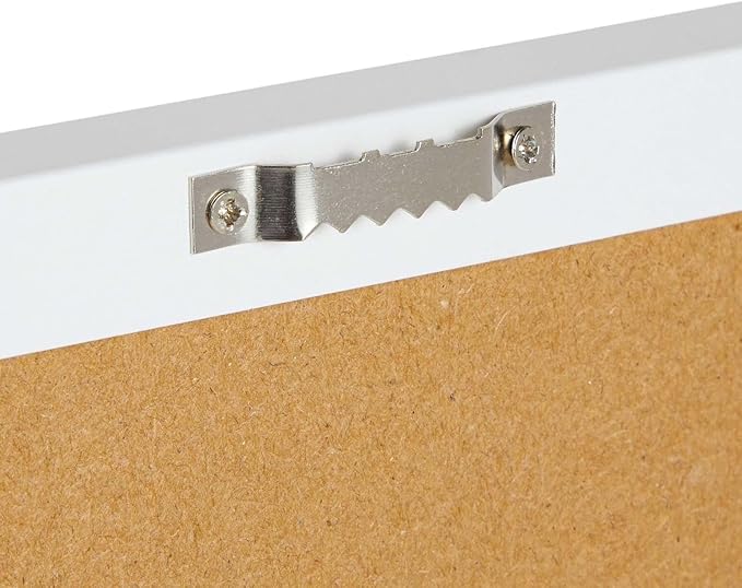 Juvale Decorative Cork Bulletin Boards for Walls (10 x 24 in) - White Frame Pin Board for Office, Bedroom & Room Decor