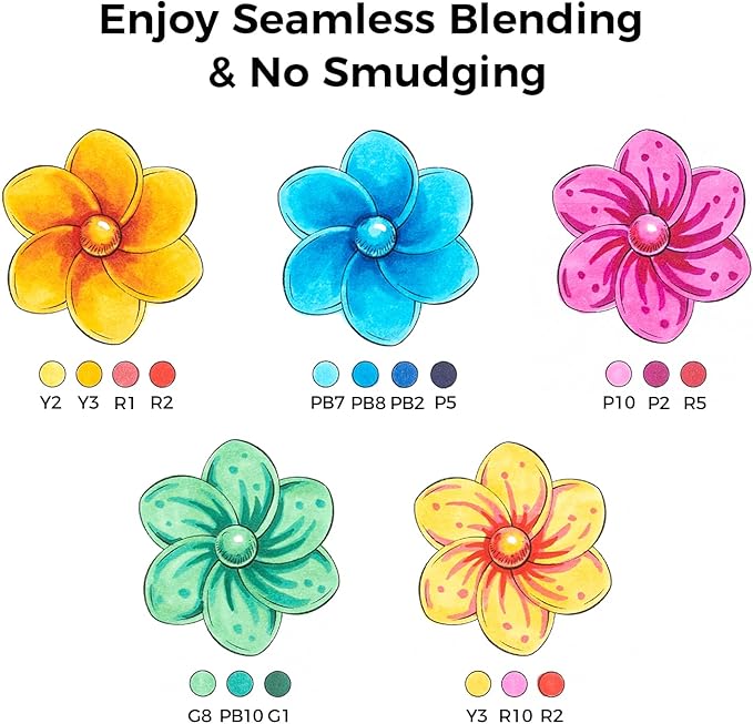 Ohuhu Alcohol Markers Brush Tip - AP Certificated Double Tipped Art Marker Set for Artist Adults Coloring Illustration- 72 Colors - Refillable - Chisel and Brush Dual Tips - Honolulu of Ohuhu Markers