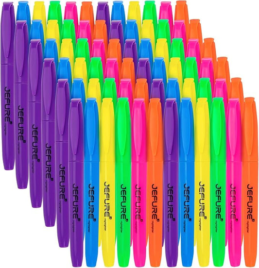 66 Pcs Highlighters, Chisel Tip, Assorted Colors Bible Highlighters Bulk - Quick Dry, Ideal for Studying, Note-Taking, Office,School Supplies for Teachers