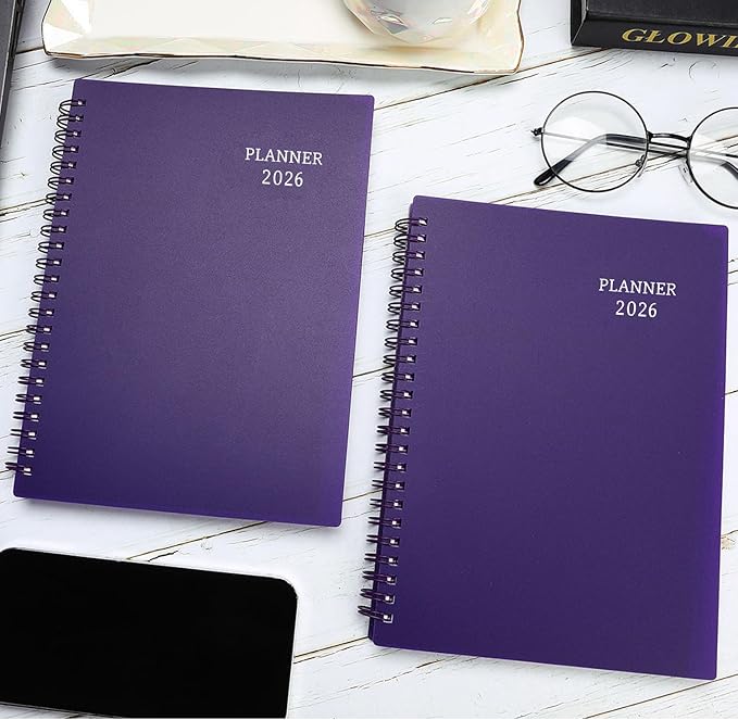 2026 Planner - Planner 2026, 2026 Planner Weekly and Monthly with Tabs, Jan 2026 - Dec 2026, 6.25" × 8.3", Strong Twin-Wire Binding