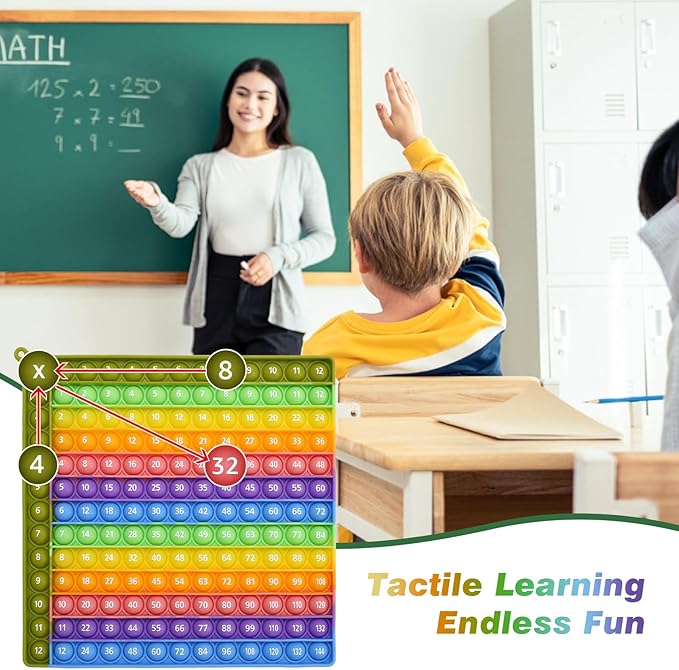 Multiplication Flash Cards 3rd Grade Math Flash Cards 2nd Grade, Fun Math Games for Kids 8-12, Homeschool Math Manipulatives
