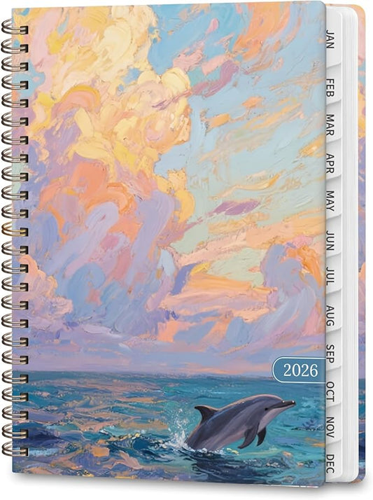 2026 Planner, Weekly and Monthly Calendar Planner Organizer, January-December, Academic Planning Agenda Book, Office School Home Suppiles for Women & Men, 6.3" × 8.5"