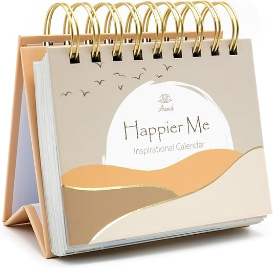 Motivational Desk Calendar - Perpetual Daily Flip Calendar with Daily Motivational Quotes for Desk - Inspirational Gifts for Women, Gifts for Coworkers Female, Inspirational Desk Decor