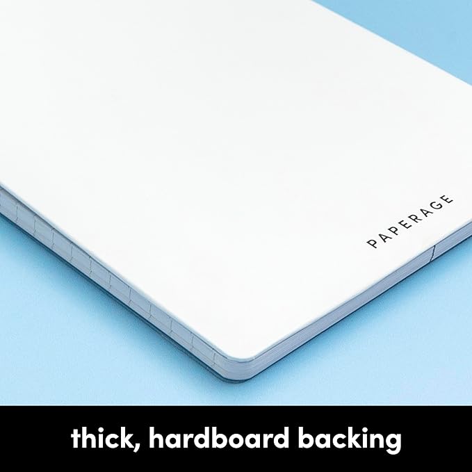 PAPERAGE To Do List Notepad, Daily To Do List Notebook, 60 Double-sided Tear-off Sheets, 3 Pack, 6.5" x 9.5", Undated Daily Planner Checklist for Office, School or Home (Blue/Grey)