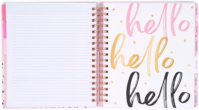 Votum 18 Month Hard Cover Planners/Calendars 10" x 10", January 2026 - June 2027 - Daily, Weekly & Monthly Organizer with Pens, Stickers, Sticky Notes, and a Sturdy Cover - Organized Chaos
