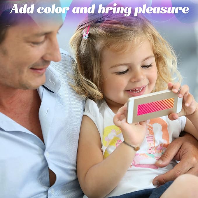 36 Pcs Anxiety Sensory Stickers Strips Adhesive Textured Mental Health Calm Stickers Mindfulness Fidget Decals Stress Anxiety Relief Items for Therapy Office Desk(Gradient Style)