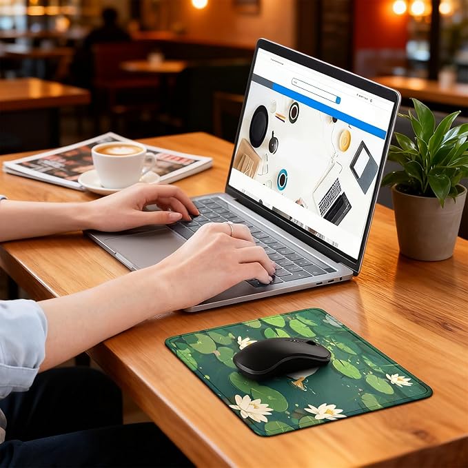 Cute Goose Desk Pad Mat with Stitched Edges and Non-Slip Rubber Base, Premium-Textured Mouse Pad for Laptop, Computer & PC, Gaming & Working, Waterproof Mousepad