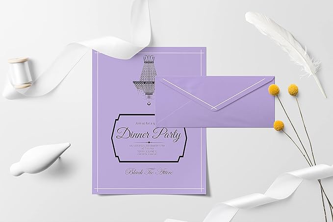 Better Office Products Assorted Solid Color Stationery Paper Set, 100 Piece Set (50 Sheets + 50 Matching Envelopes), Letter Size 8.5 x 11 inch, 4 Colors/Designs, Double Sided Printing Paper