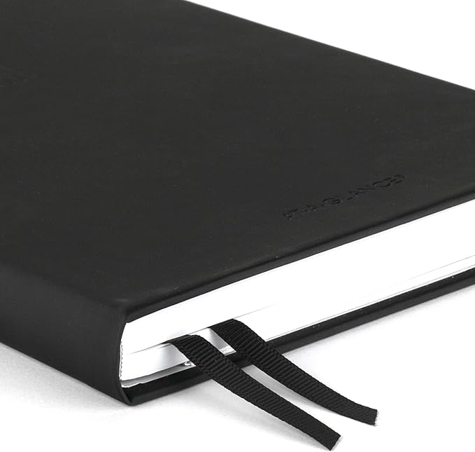 AT-A-GLANCE Undated Planner, Weekly & Monthly Goal Setting Journal, Track Progress, Create Habits, 5-3/4" x 8-1/4", Foundation, Black (FD2-200-05)