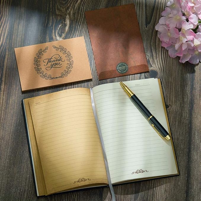 Vintage 3D Embossed Leather Writing Journal with Diamond Pen Set,A5,200Pages,Antique Handmade Daily Notepad Sketchbook,Travel Diary&Notebook to Write in,for Women Men (Train-(RedBronze))