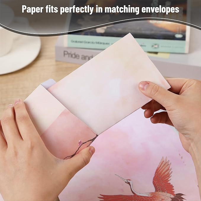 Mr. Pen Stationery Letter Set with Envelopes - 30 Writing Papers + 18 Envelopes, Cute Stationary Set for Writing Letters