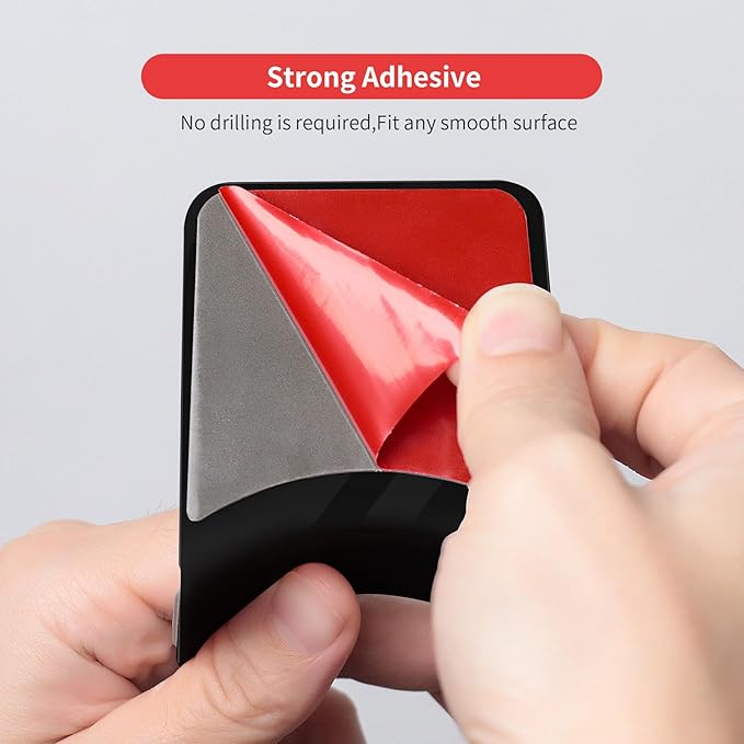 2 Pcs Headphone Stand Wall Mount Mini Headphone Hook Holder with Strong Adhesive Headset Stand Headset Holde (ZY88 Wall Mount 2pcs)