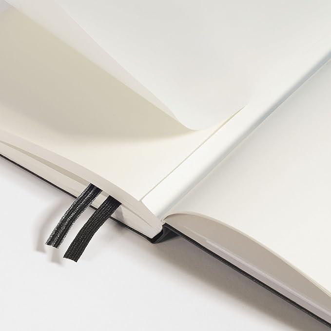 LEUCHTTURM1917 - Notebook Hardcover Medium A5-251 Numbered Pages for Writing and Journaling (Port Red, Dotted)